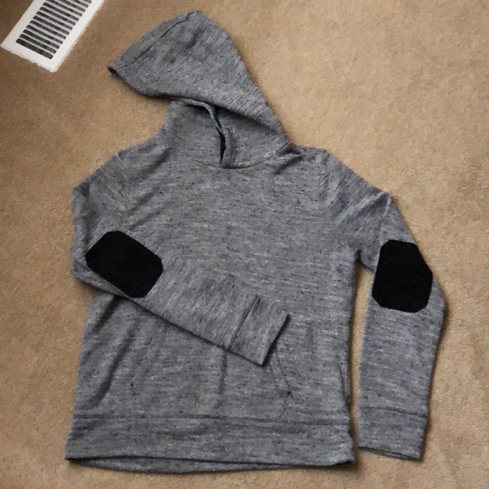 GAP hooded sweater w/ elbow patches